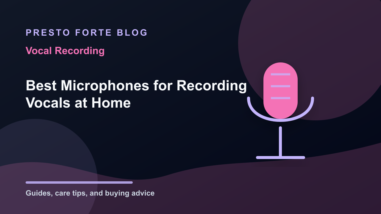 Best Microphones for Recording Vocals at Home