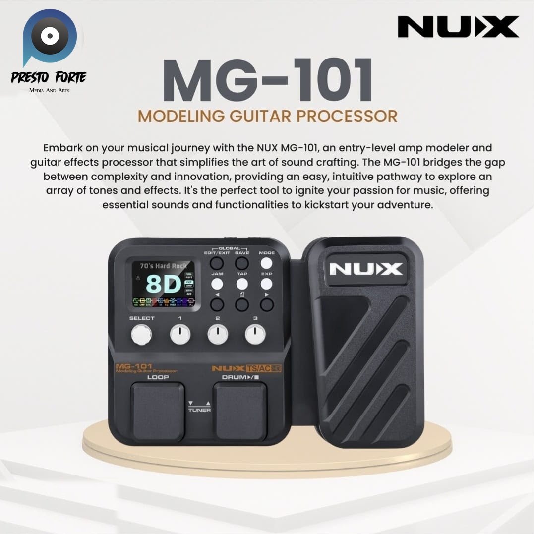 NUX MG-101 Guide: All-in-One Guitar Amp Modeler and Effects Processor for Kerala Guitarists