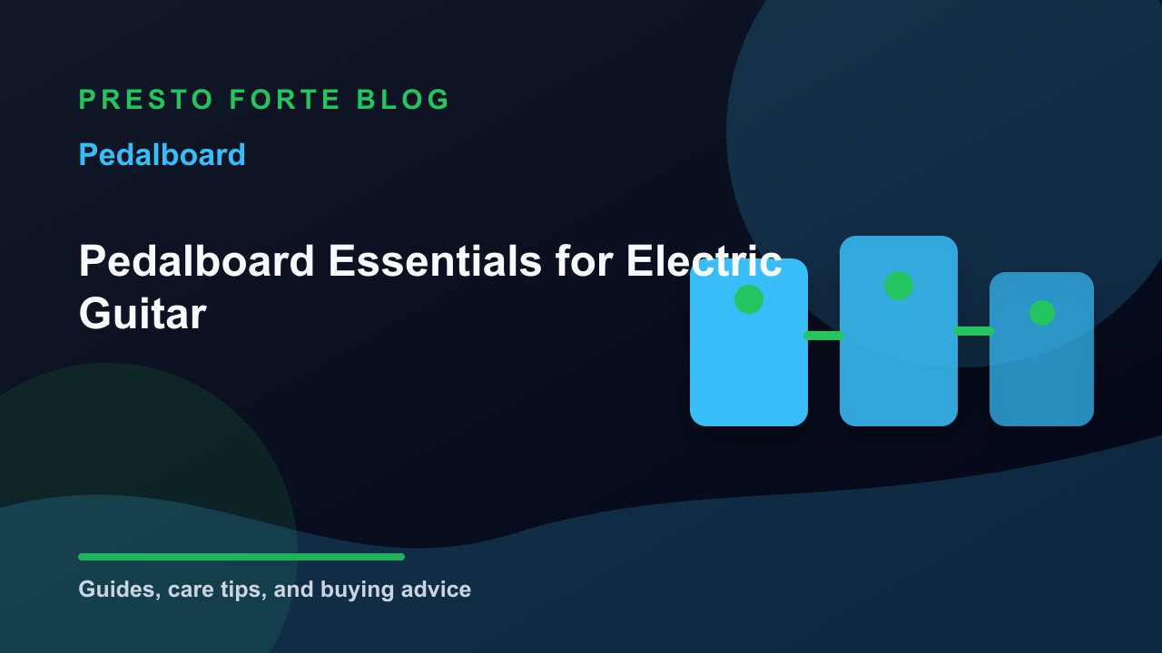 Pedalboard Essentials for Electric Guitar