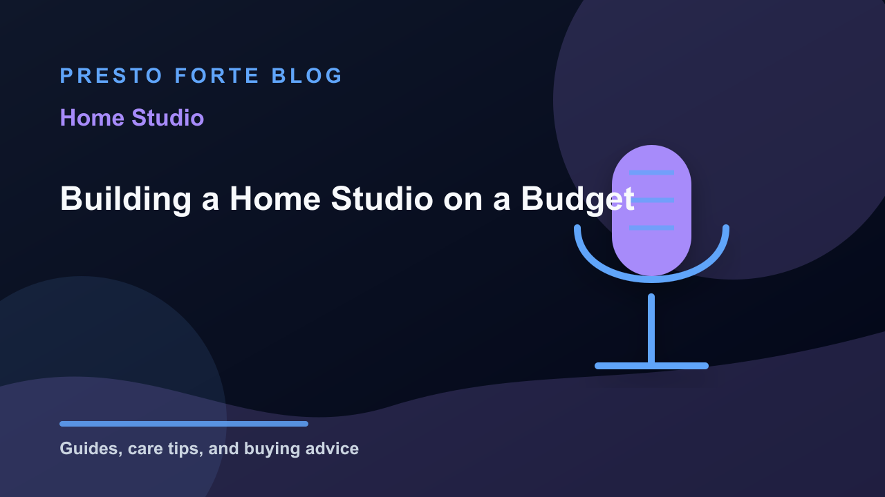 Building a Home Studio on a Budget