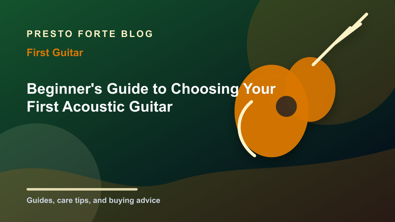 Beginner's Guide to Choosing Your First Acoustic Guitar