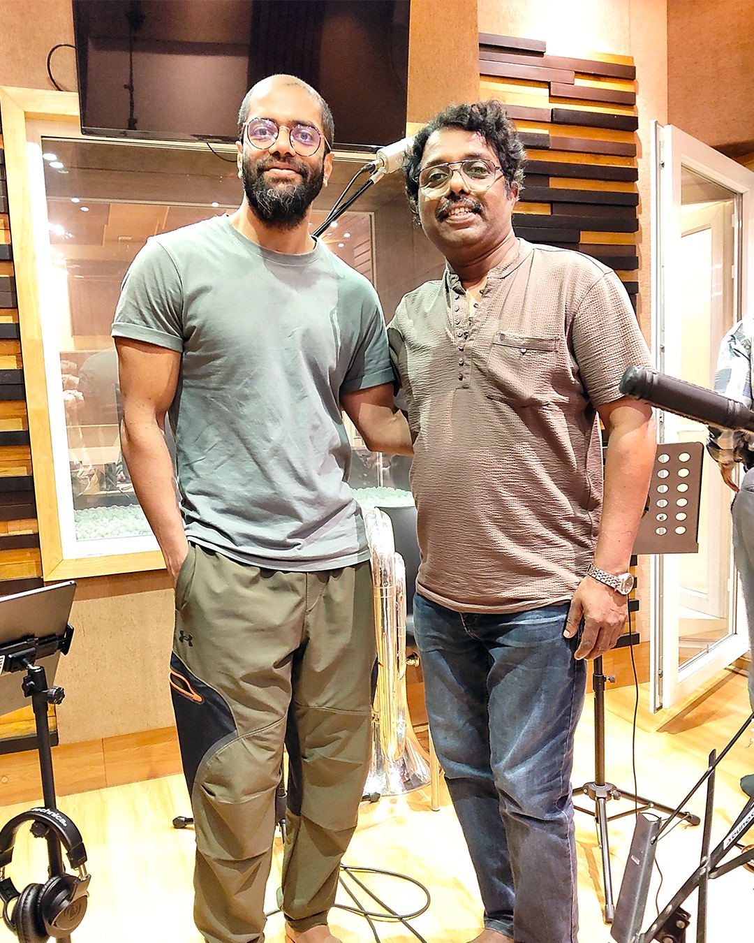 Govind Vasantha Recording Session at Presto Forte Studio