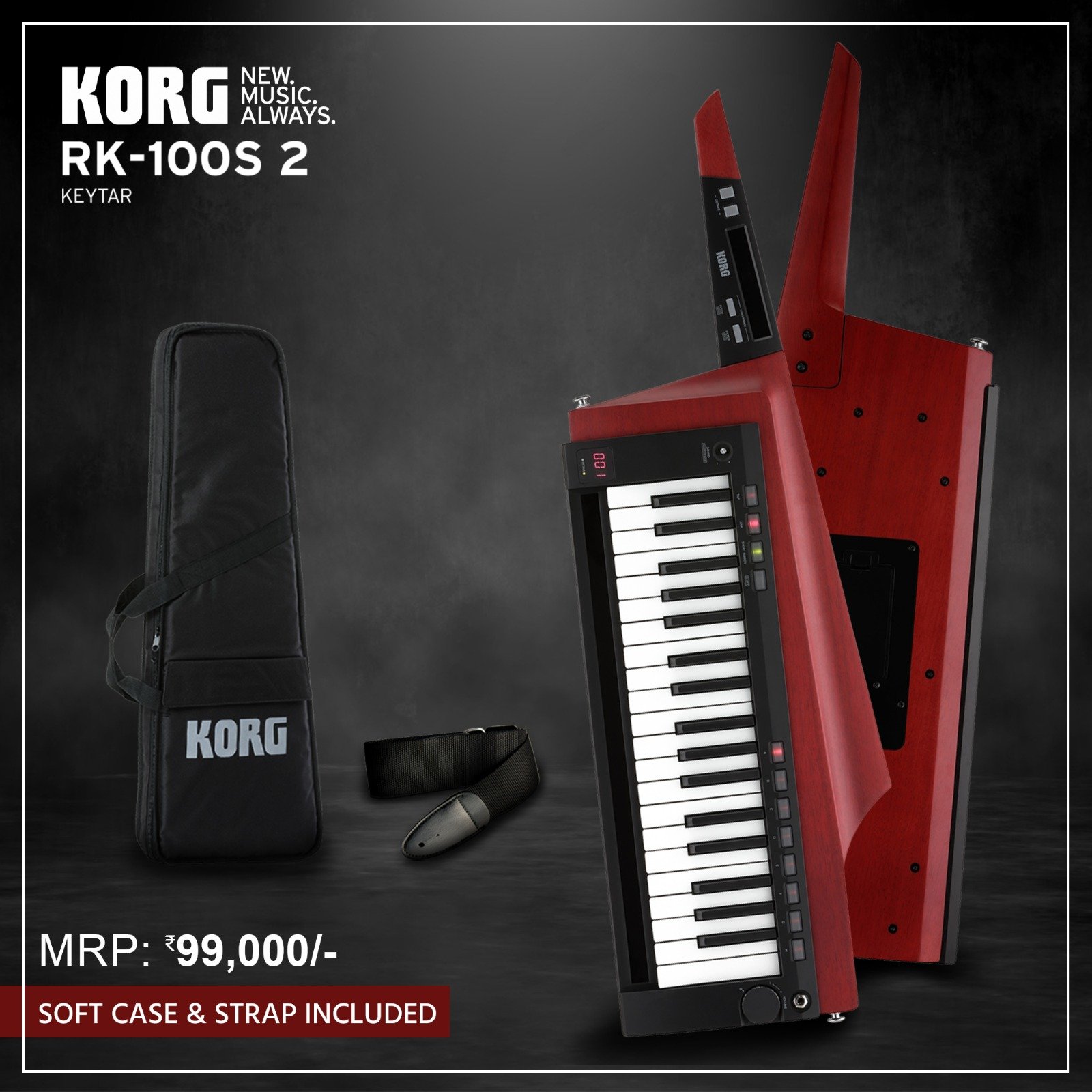 New Arrival: Korg RK-100S 2 Keytar at Presto Forte