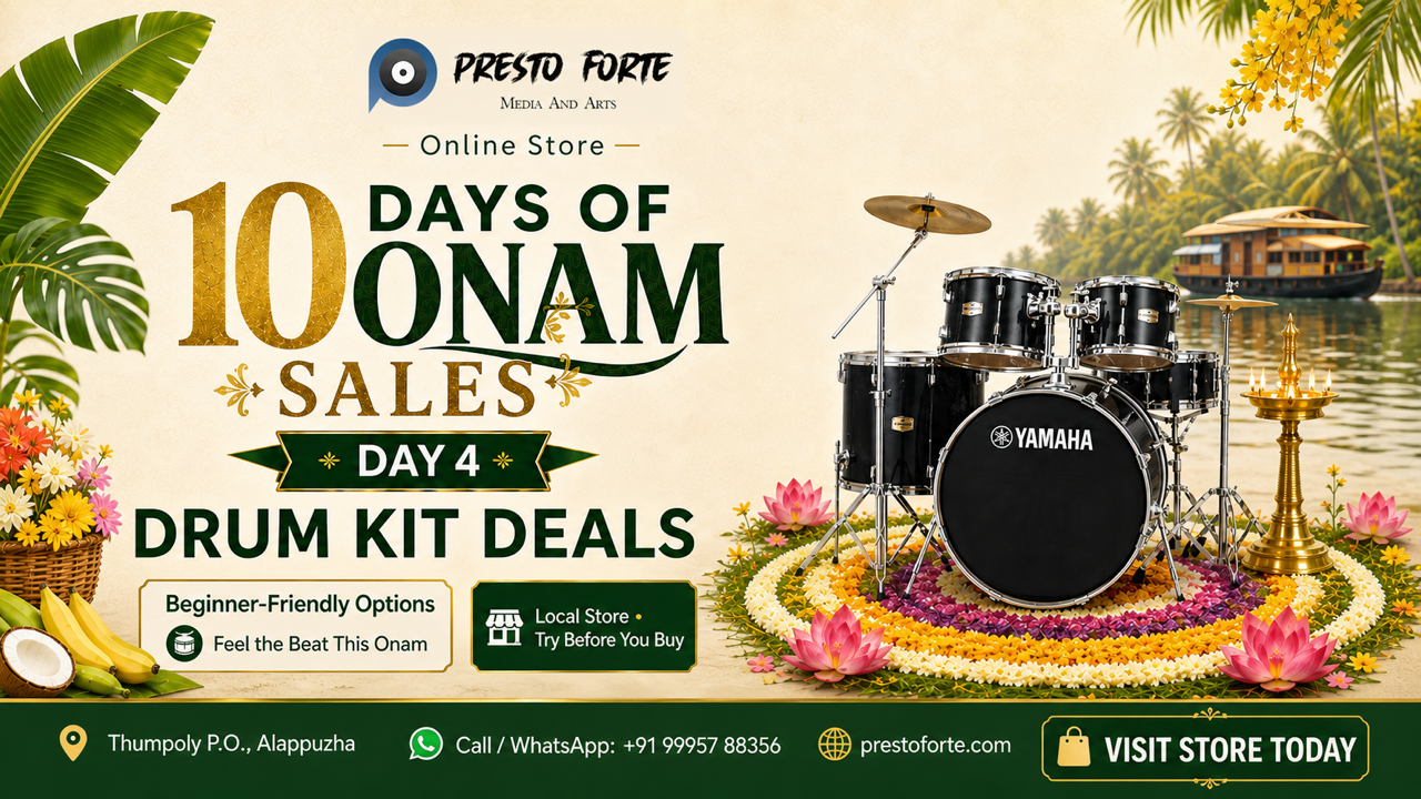 10 Days of Onam Sales – Day 4: Drum Kit Deals