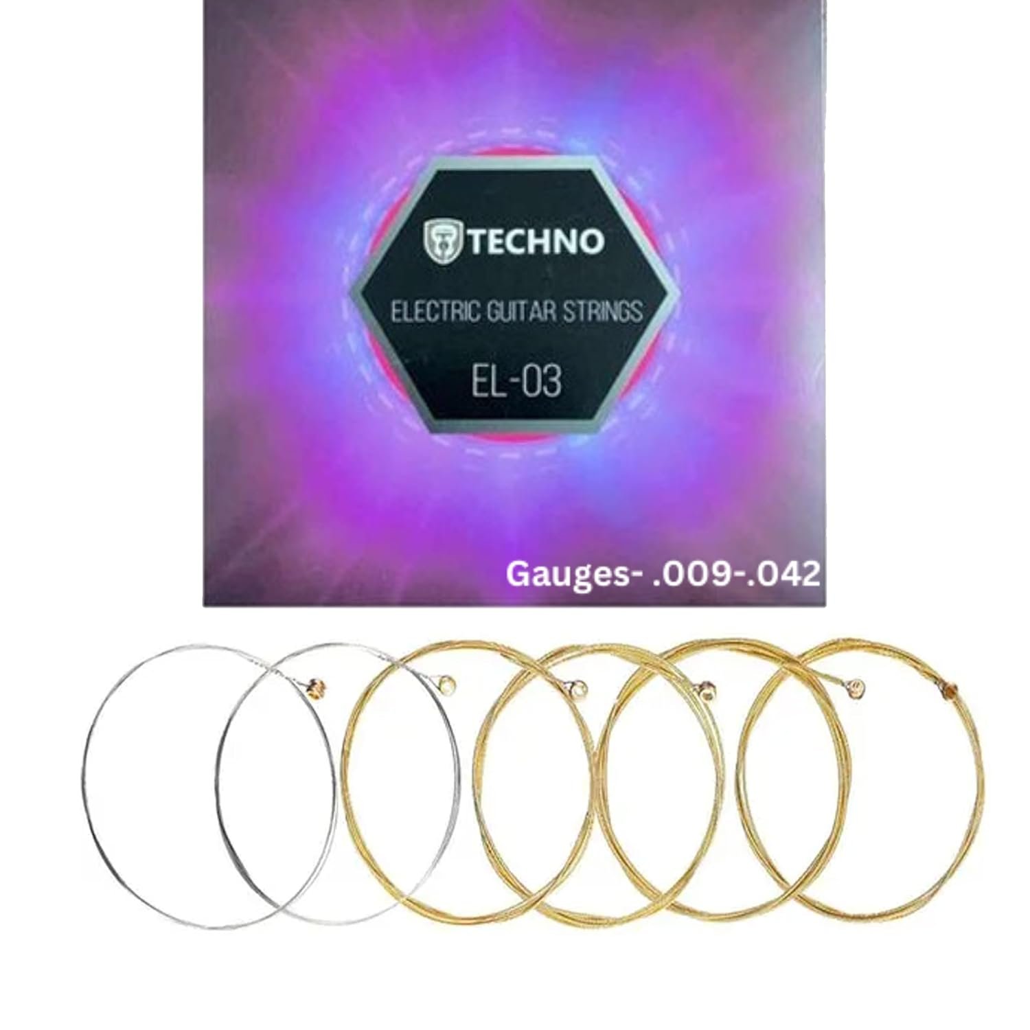 EL-03 Techno Electric Guitar Strings Set