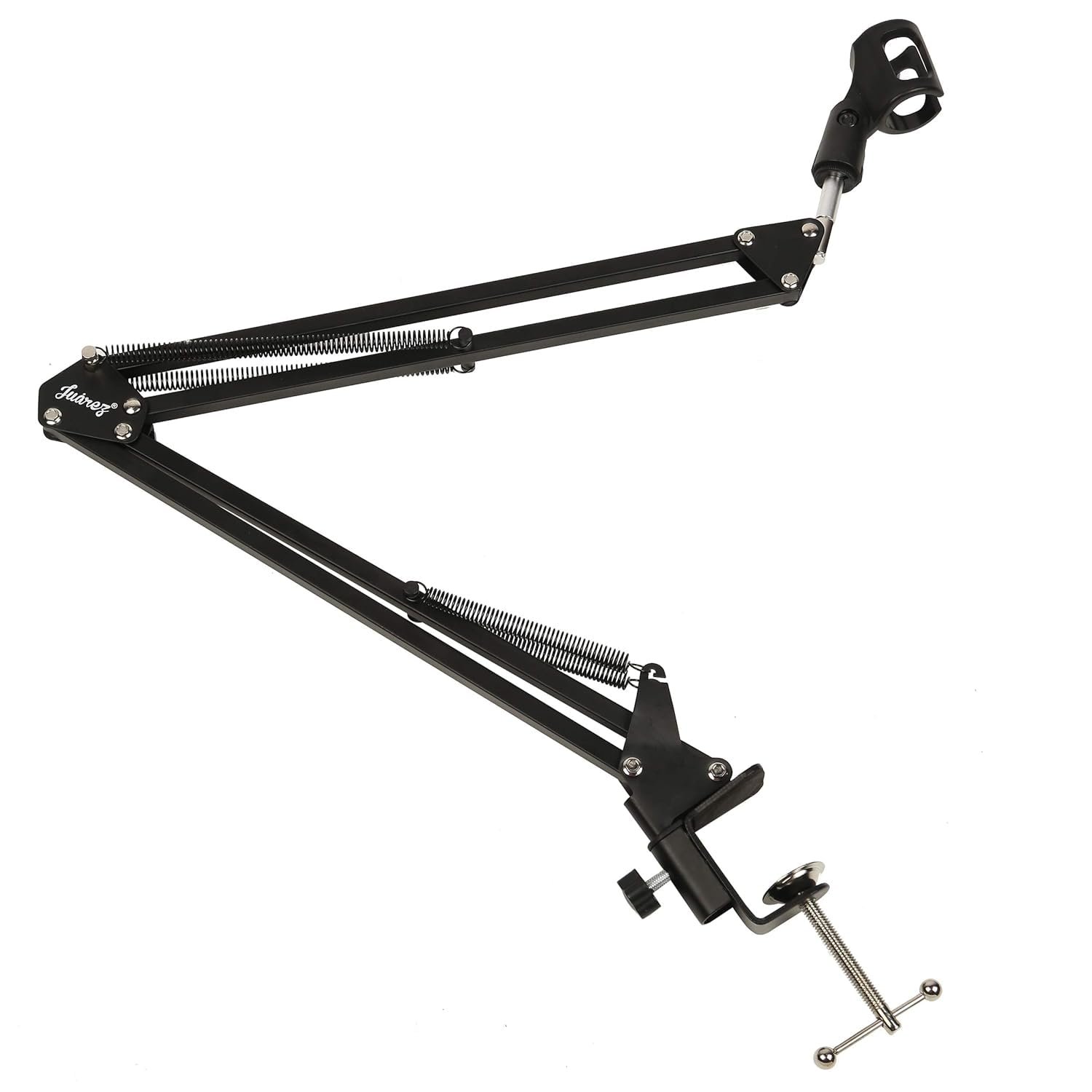 Adjustable Microphone Boom Arm Stand Ostar | Steel Scissor Suspension Arm with Desk Clamp & Mic Clip | Ideal for Podcasting, Streaming, Studio..