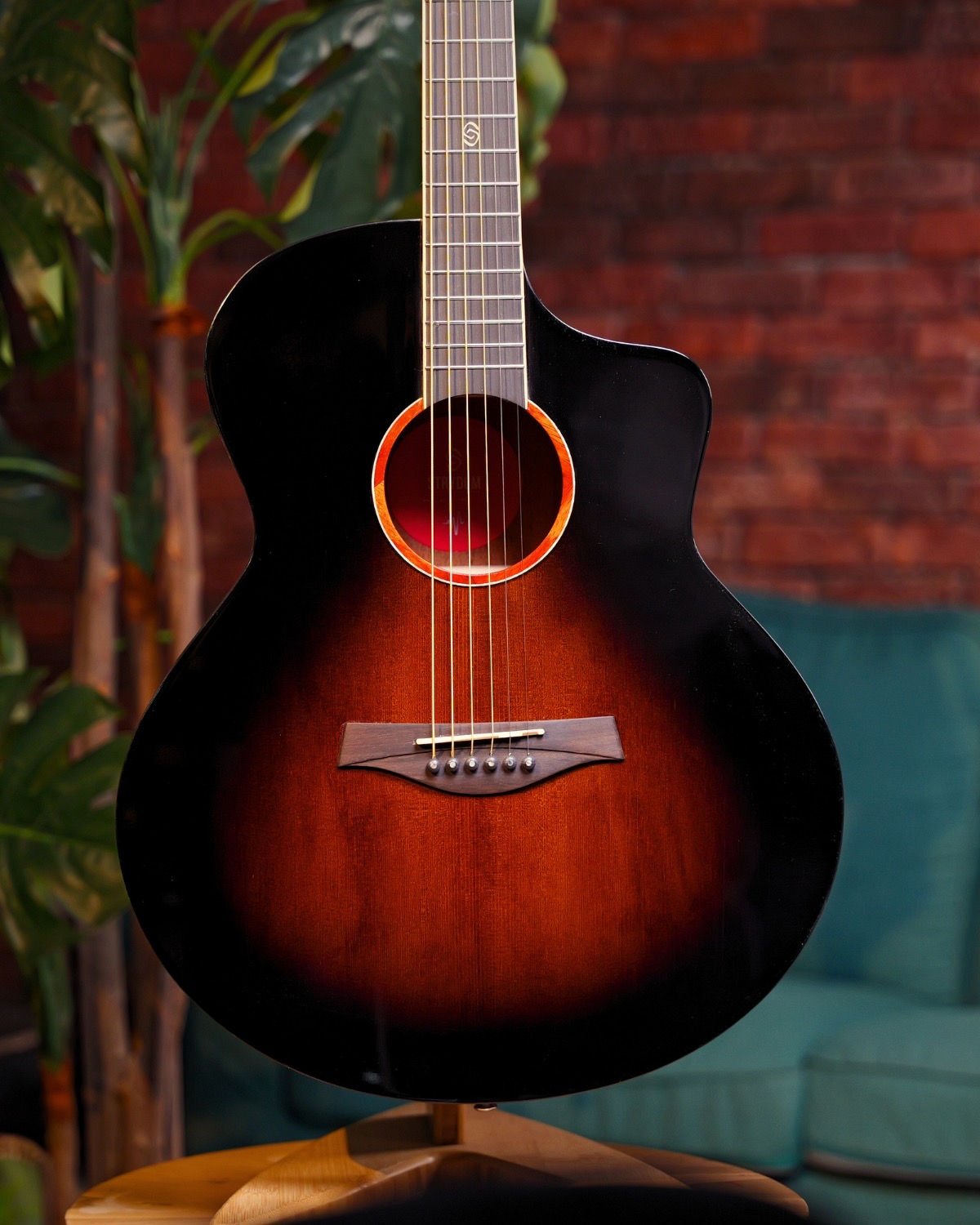 Strydom F240C Auditorium Acoustic Guitar Tobacco Gloss