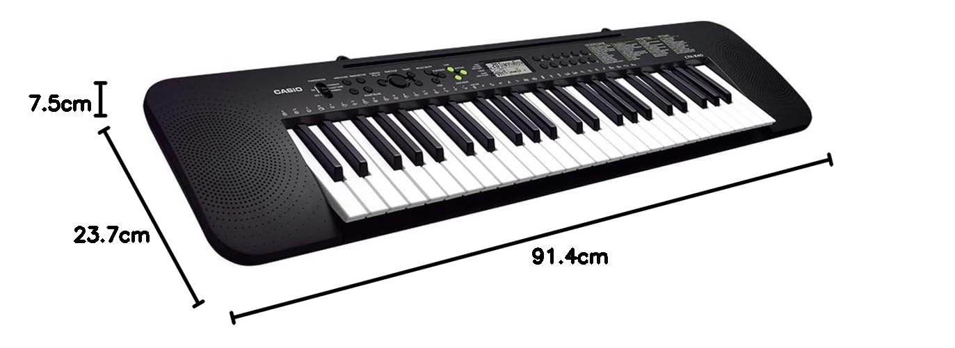 CTK-240 Musical Keyboard (Black)- Casio