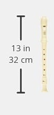 Yamaha YRS-24B Plastic Soprano Recorder, Natural