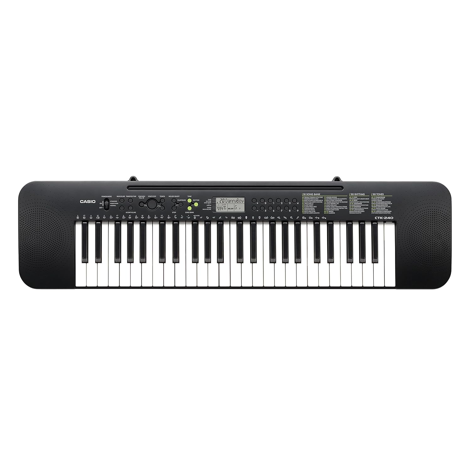 CTK-240 Musical Keyboard (Black)- Casio