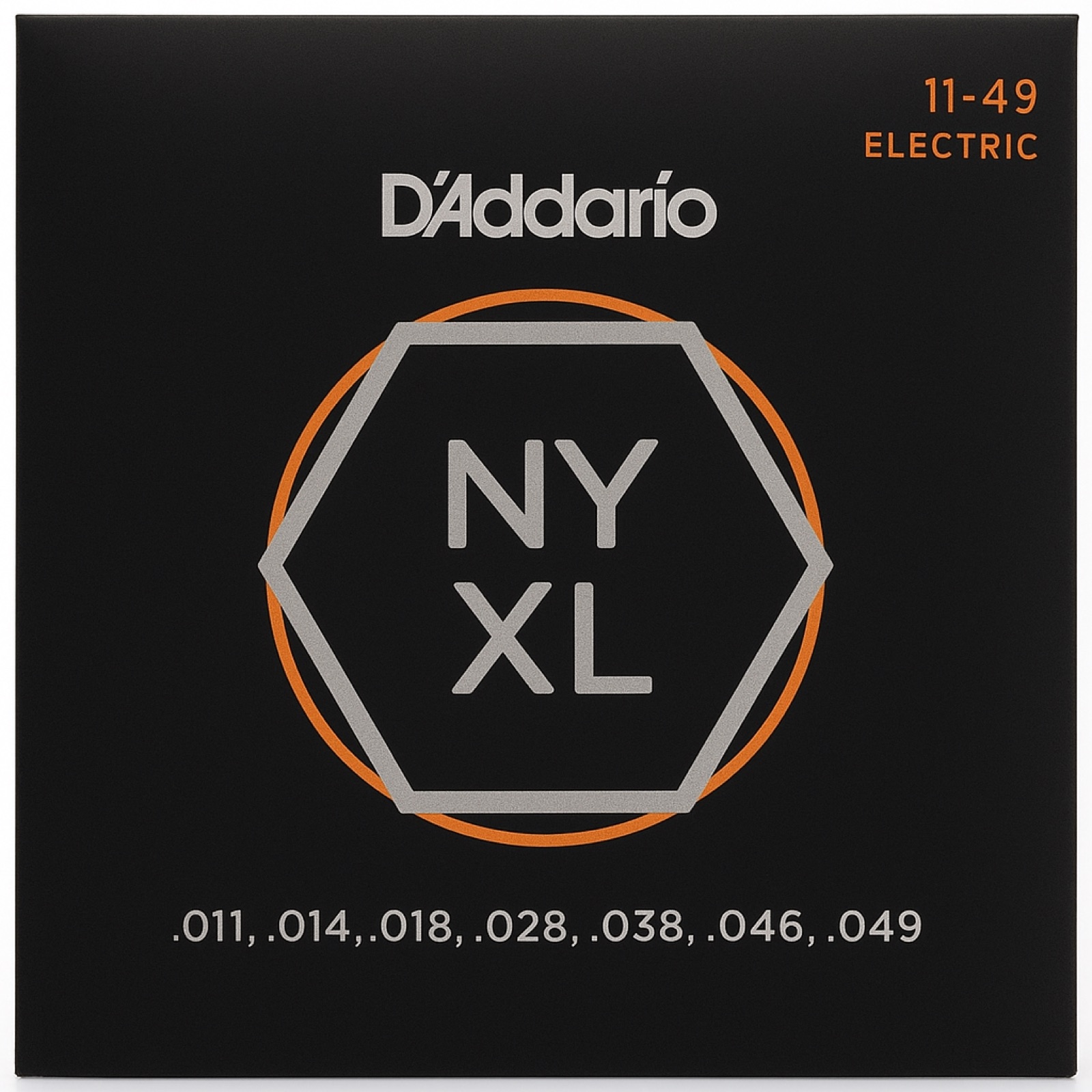D’Addario NYXL1149 electric guitar strings (Medium gauge, 11-49)